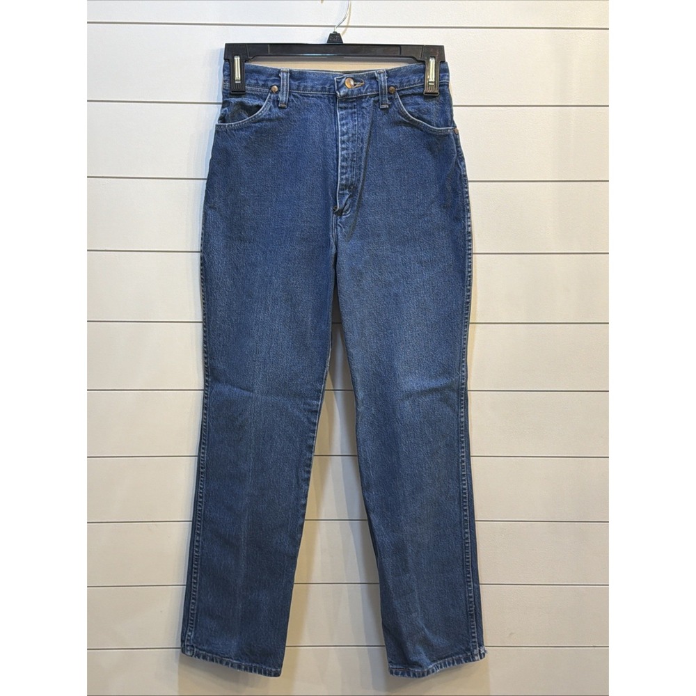 VTG Wrangler Women's 12x32 (27X30.5") Western Jeans Cowgirl 13MWZMR Made USA